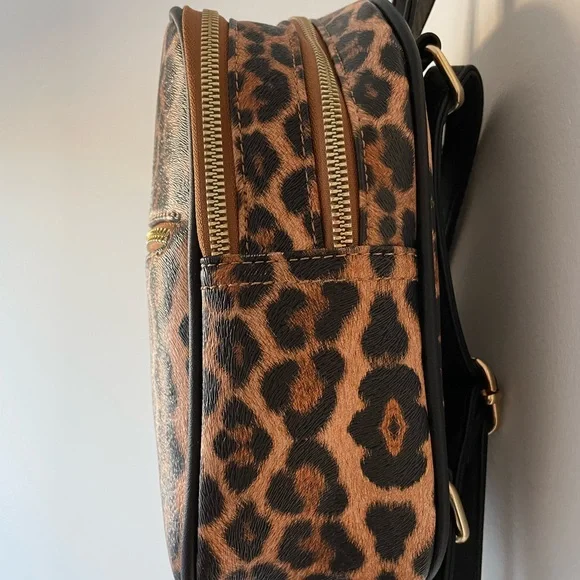 Leopard Print Backpack - Picture 2 of 12